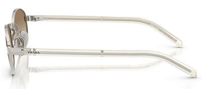 Prada SPR B53 Silver Metal Gradient Lens Sunglasses 52mm