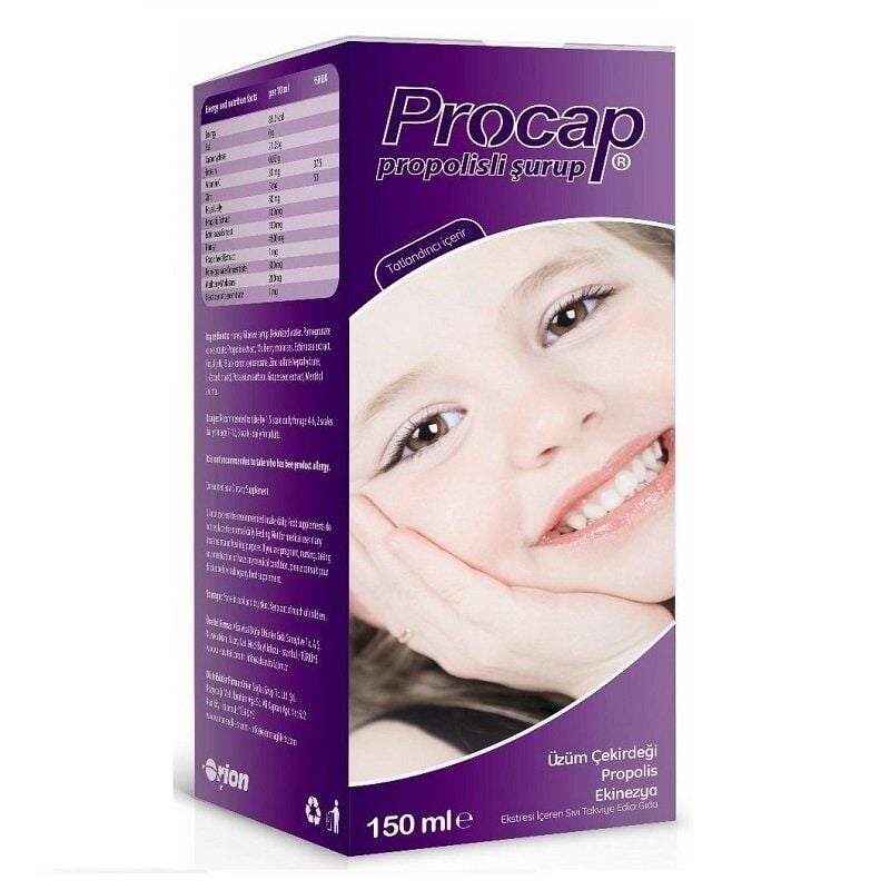 Orion Saglik Procap Propolis Syrup with Vitamin C 150ml