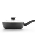 iCook Non-Stick Frying Pan with Lid, 24 cm