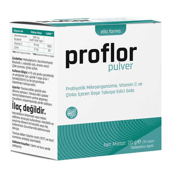 Proflor Pulver Probiotic Supplement for Gut Health 10 Sachets