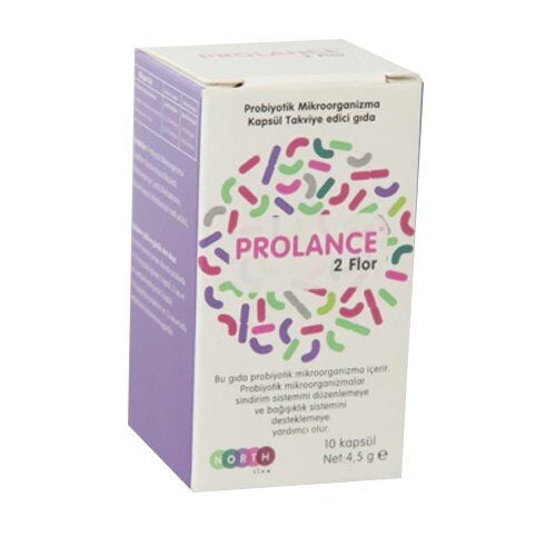 Northline Ilac Prolance 2 Flor Probiotic Supplement 10 Capsules