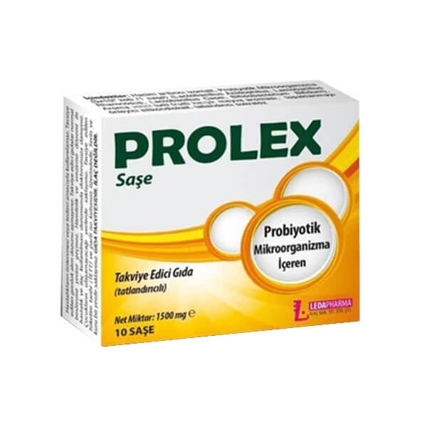 Ledapharma Prolex Probiotic Supplement for Gut Health 10 Sachets