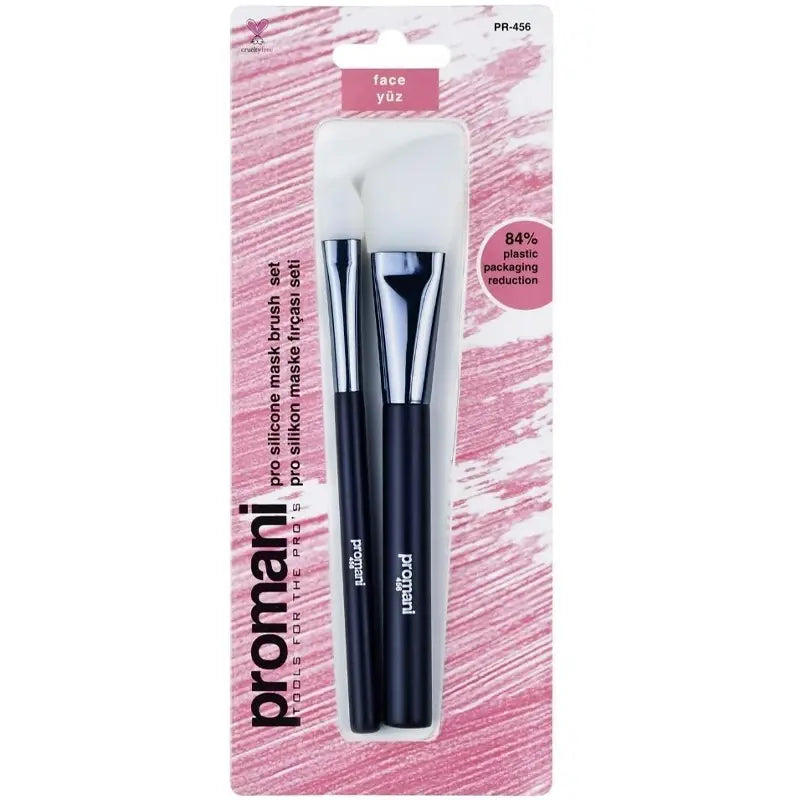 Promani Pro Silicone Mask Brush Set PR-456 2-Piece