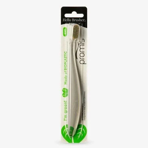 Promis Bioplastic Single Toothbrush 6750 Rainbow Bristles