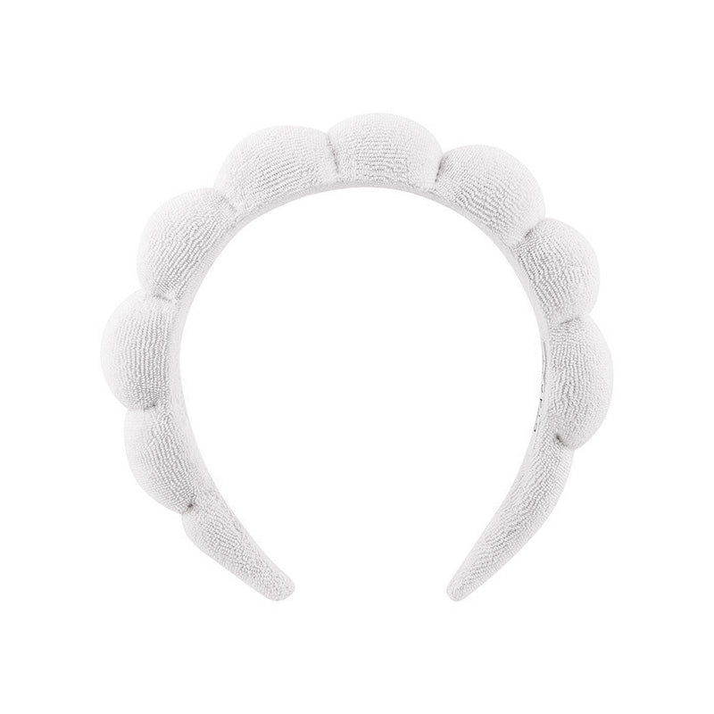 Propia White Spa Headband for Skincare Routines