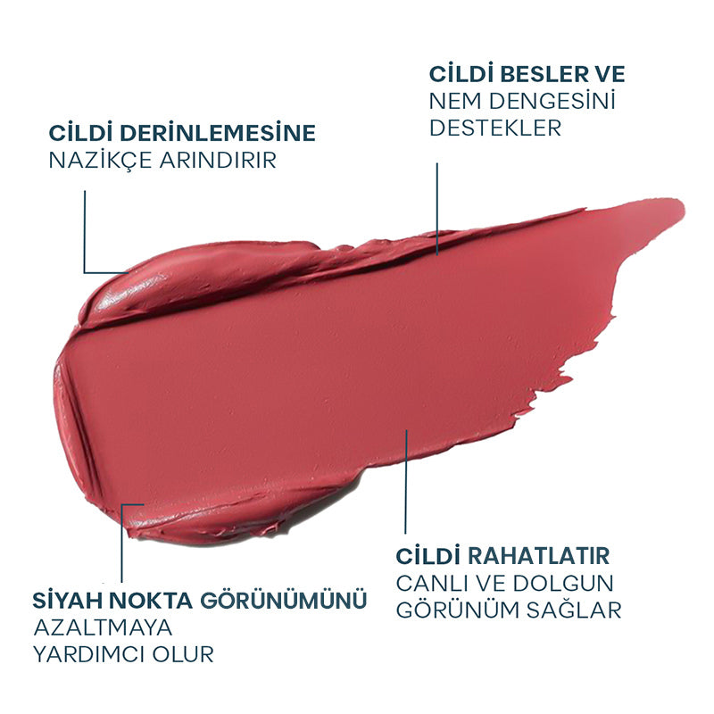 Propia Red Clay Pore Mask with Hyaluronic Acid, 100 ml Tube
