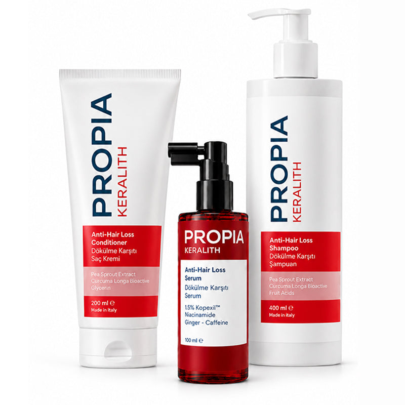 Propia Keralith Anti-Hair Loss Care Set for Thinning Hair 3-Piece