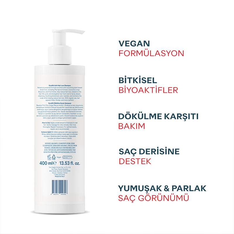 Propia Keralith Anti-Hair Loss Shampoo for Scalp Care 400 ml