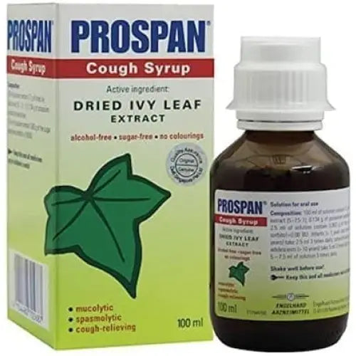 Prospan Cough Syrup - 100ml CHESTY Cough Relief & Mucus