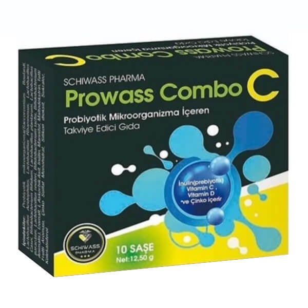 Schiwass Prowass Combo C Probiotic 3-in-1 Formula 10 Sachets