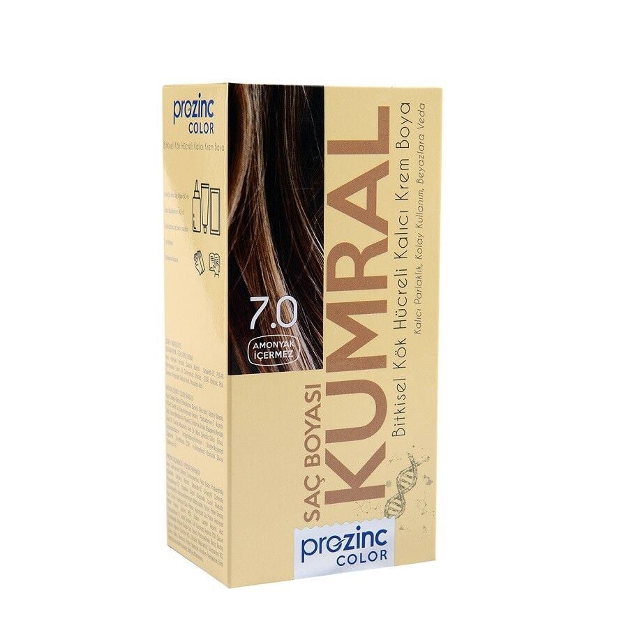 Prozinc Color 7.0 Medium Blonde Nourishing Hair Color Kit