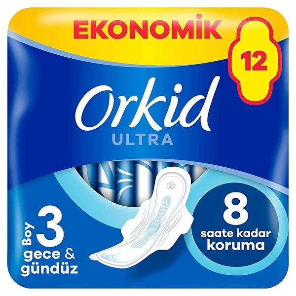 Orkid Ultra Extra Hijyenik Ped Gece Ekonomik Paket 12'li - Ultra Thin Sanitary Pads for Menstrual Protection Orkid Ultra Hijyenik Ped - Best Sanitary Pads for Women Hijyenik Ped, Menstrual Protection, Orkid Ultra, Gece Ekonomik Paket, Dermatologically Tested, Ultra Thin Sanitary Pads, Women's Health, Menstrual Hygiene, Sanitary Products, Feminine Care, Period Protection