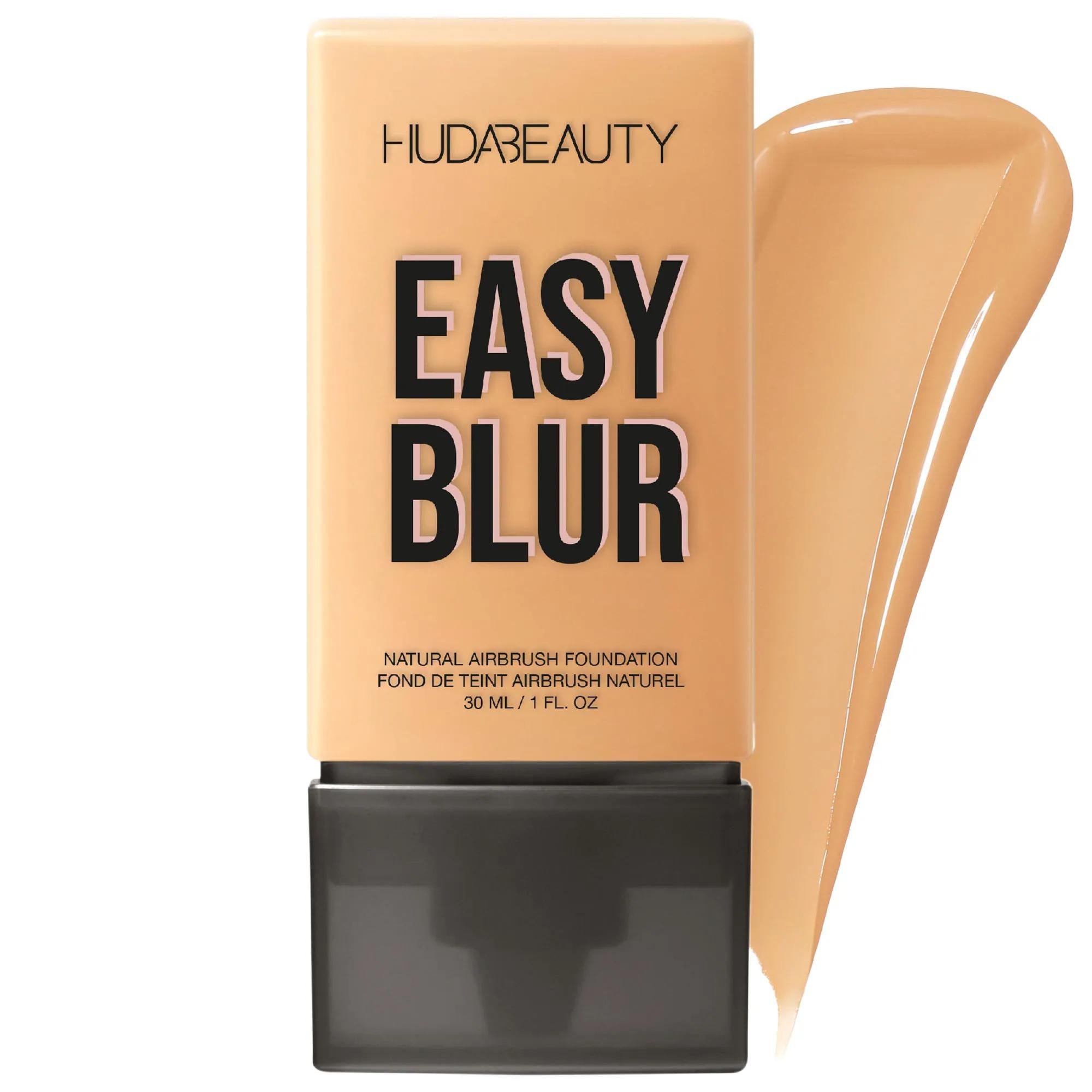 Huda Beauty Easy Blur Natural Airbrush Foundation with Niacinamide - Lightweight, Non-Comedogenic, Vegan & Cruelty-Free Makeup for Natural Finish Huda Beauty Easy Blur Foundation - Natural Finish Natural Airbrush Foundation, Niacinamide Foundation, Non-comedogenic Makeup, Vegan Foundation, Cruelty-Free Makeup, Lightweight Foundation, Medium-to-Buildable Coverage, Foundation Makeup, Makeup for Natural Finish, Flawless Skin, Beauty Essentials, Makeup Products