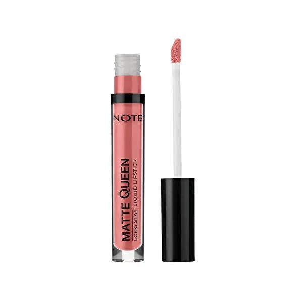Note Cosmetics Matte Queen Liquid Lipstick - Long Lasting, High Pigment, Matte Finish Formula - Noble Rose Note Cosmetics Matte Queen Liquid Lipstick - Long Lasting & High Pigment matte liquid lipstick, long-lasting lip color, high-pigment lipstick, liquid lip makeup, matte lipstick formula, cosmetics, lip care, beauty products, makeup, durable lip color, matte finish lipstick, Note Cosmetics