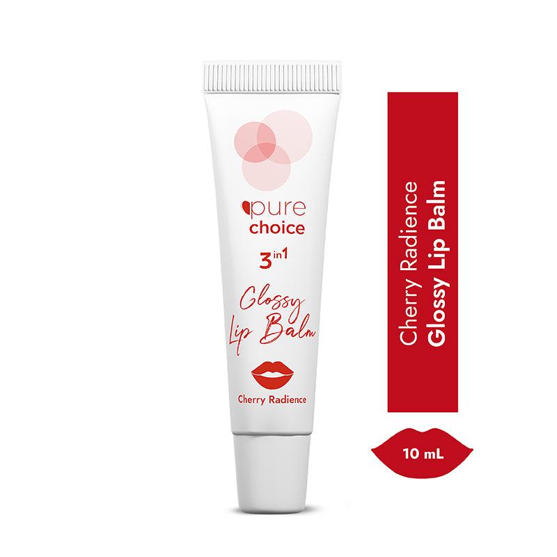 Pure Choice Cherry Radiance 3in1 Glossy Lip Balm 10 ml