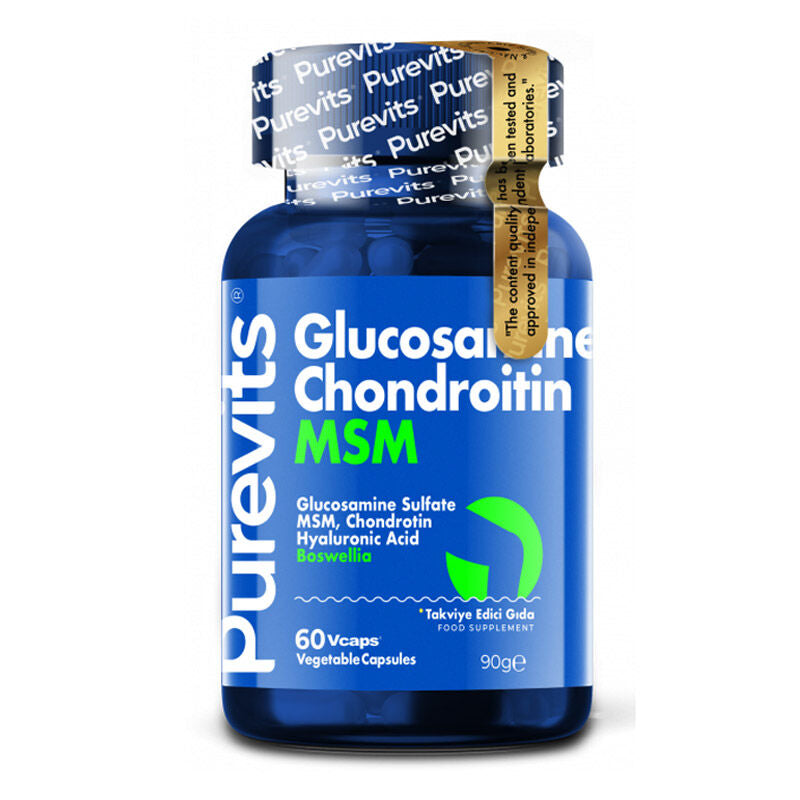 Purevits Glucosamine Chondroitin MSM Joint Support 60 Tablets