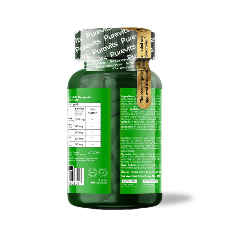 Purevits St. John's Wort Complex Herbal Supplement 60 Capsules