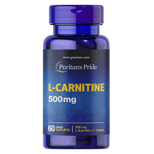 Puritan's Pride L-Carnitine 500 mg-60 Caplets Puritan's Pride L-Carnitine 500 mg-60 Caplets