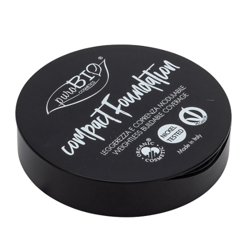 PuroBio Compact Foundation 02 Matte Finish for Oily Skin 9g