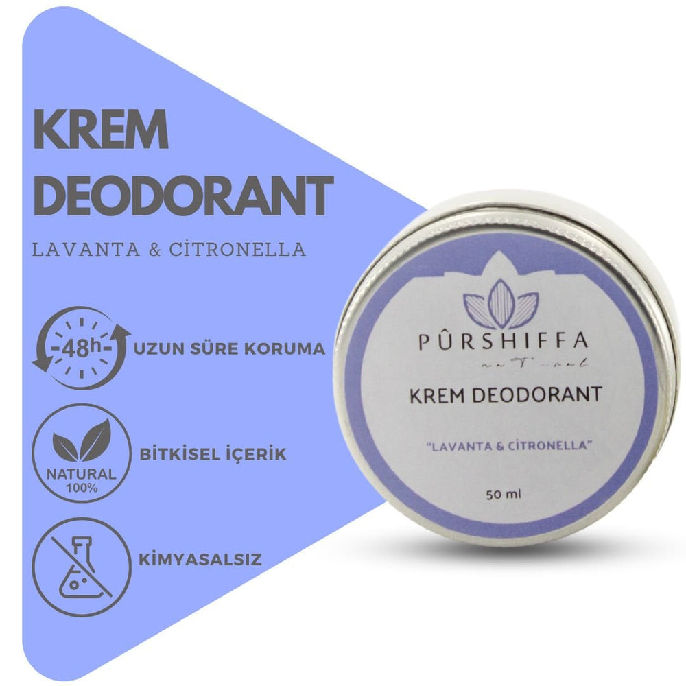 Purshiffa Cream Deodorant Lavender & Citronella 50 ml