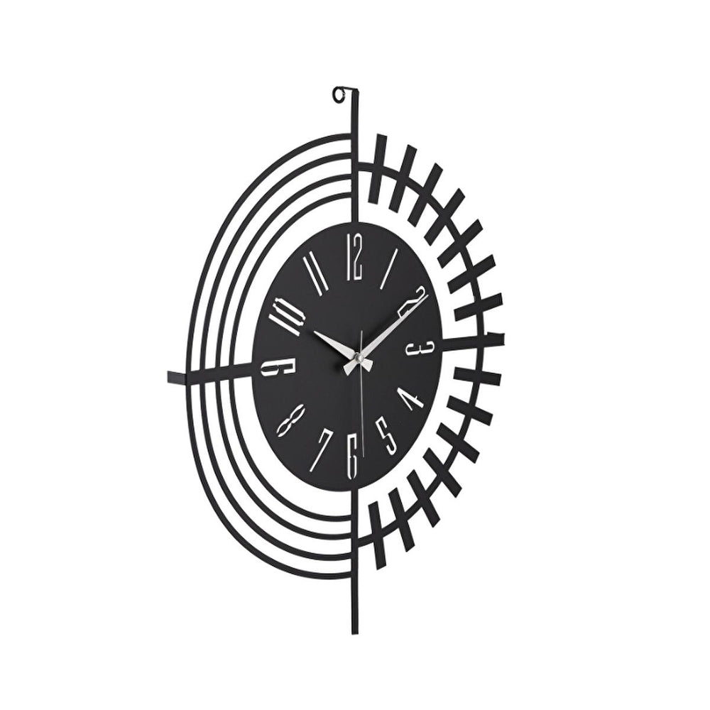 Muyika 41x41cm Metal Modern Wall Clock - Silent Sweep Mechanism, Modern Home Decor - view 7