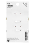Eklips Frosted Seashell Hair Clips 2-Pack