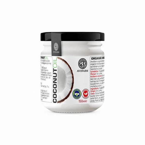 Avofarm Organic Coconut Oil: Cold-Pressed, Natural, & Versatile - 150ml - For Cooking, Skin & Hair Avofarm Organic Coconut Oil - Cooking, Skin & Hair | 150ml organic coconut oil, cold-pressed coconut oil, natural coconut oil, coconut oil for cooking, coconut oil for skin, organic cooking oil, edible coconut oil, 150 ml coconut oil, Avofarm coconut oil, organic hair oil, cooking oil, skincare, hair care, moisturizing, nourishing, organic, natural, versatile oil, health-conscious, cooking, baking, frying, die