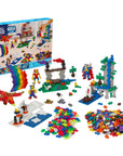 Plus Plus Construction Toy Set - 1200 Piece Creative Building Blocks for Kids, Develops Fine Motor Skills & - view 3