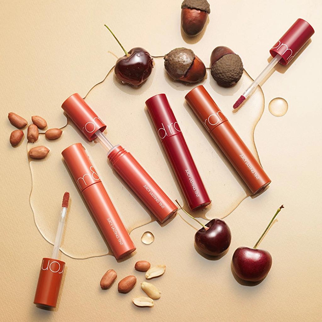 rom&amp;nd Juicy Lasting Tint 28 Bare Fig Lip Gloss 5.5g