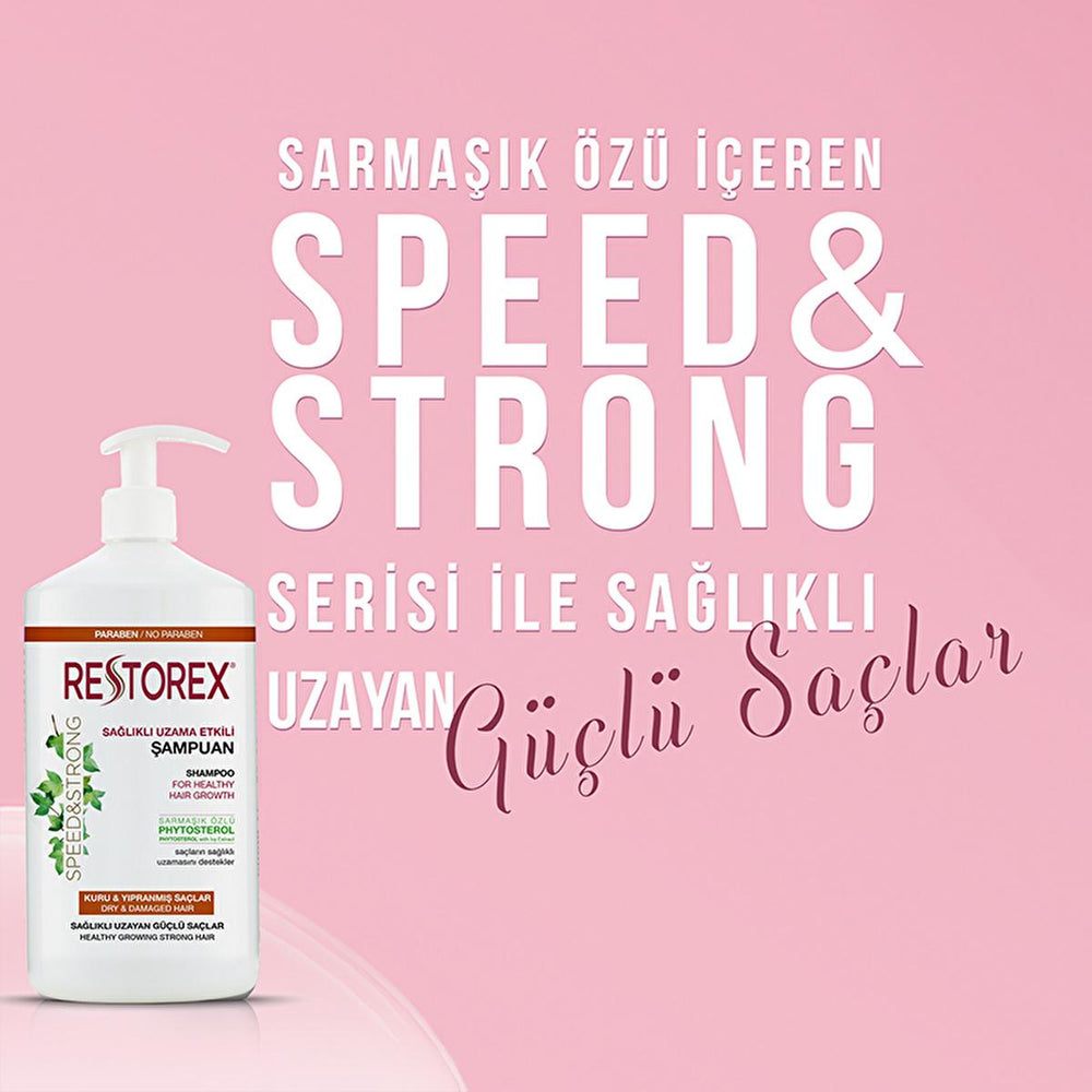 Restorex Restoring Shampoo for Dry and Damaged Hair - Nourishing, 33.81 fl oz - view 3