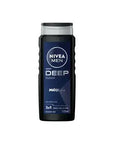 Nivea Men Deep Dimension Clean: Invigorating Shower Gel for Men - Deep Cleansing, Refreshing Scent, Long-Lasting 500ml Body Wash Nivea Men Deep Clean Shower Gel - Deeply Cleansing Body Wash Nivea Men shower gel, deep clean shower gel, men's body wash, 500ml shower gel, Nivea body wash for men, invigorating shower gel, cleansing body wash, men's shower gel, body wash for men, shower gel, deep cleaning, refreshing scent, Nivea, men's skincare, bath and body, personal care, grooming, hygiene, male grooming, oi