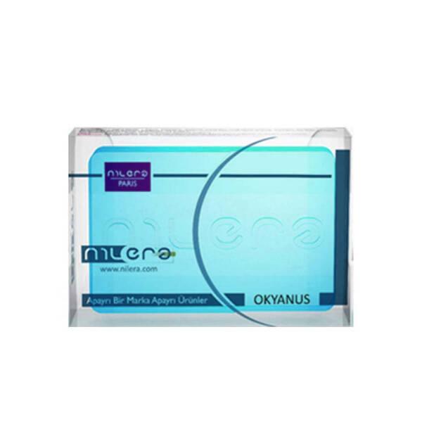 Nilera Glycerin Soap Okyanus - Natural, Moisturizing Soap for Acne-Prone Skin, 100% Vegetable Oils, AHA Rich - Exfoliator