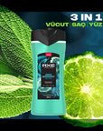 Axe Premium Collection Aqua Bergamot 3-in-1 Shower Gel for Men - Refreshing, Invigorating, and Convenient Body, - view 8