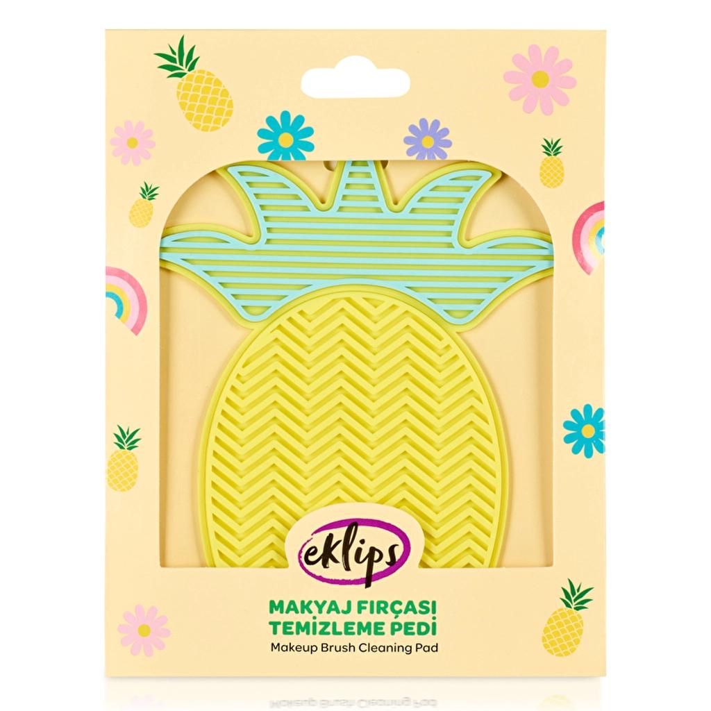 Eklips Pineapple Makeup Brush Cleaning Pad for Deep Cleansing