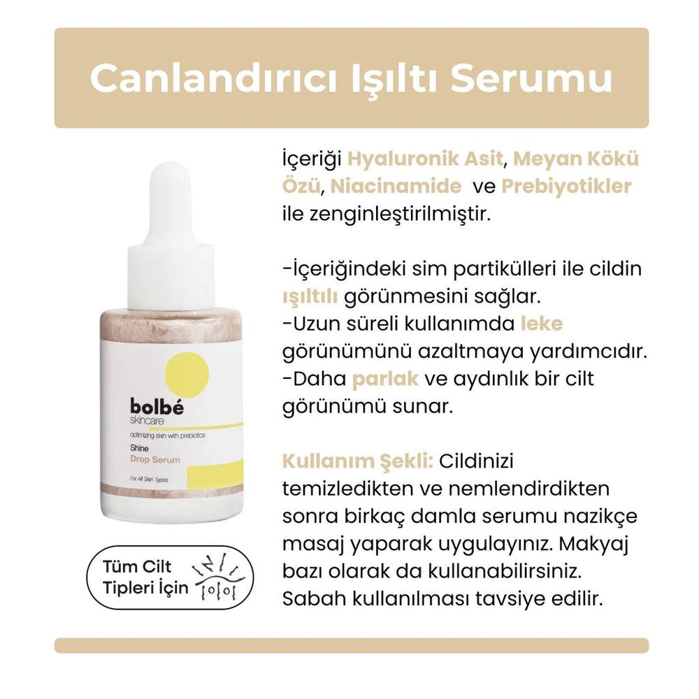 Bolbe Shine Drop Brightening Serum with Niacinamide 30 ml