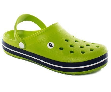 Labor Q-Clogs Pistachio Green Sabo Clogs with Heel Strap Q44