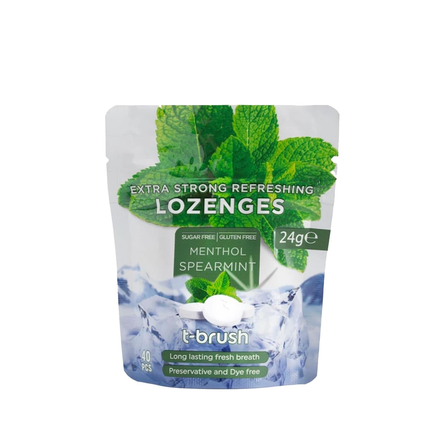 T-Brush Eucalyptus Mint Refreshing Breath Mints 40 Tablets