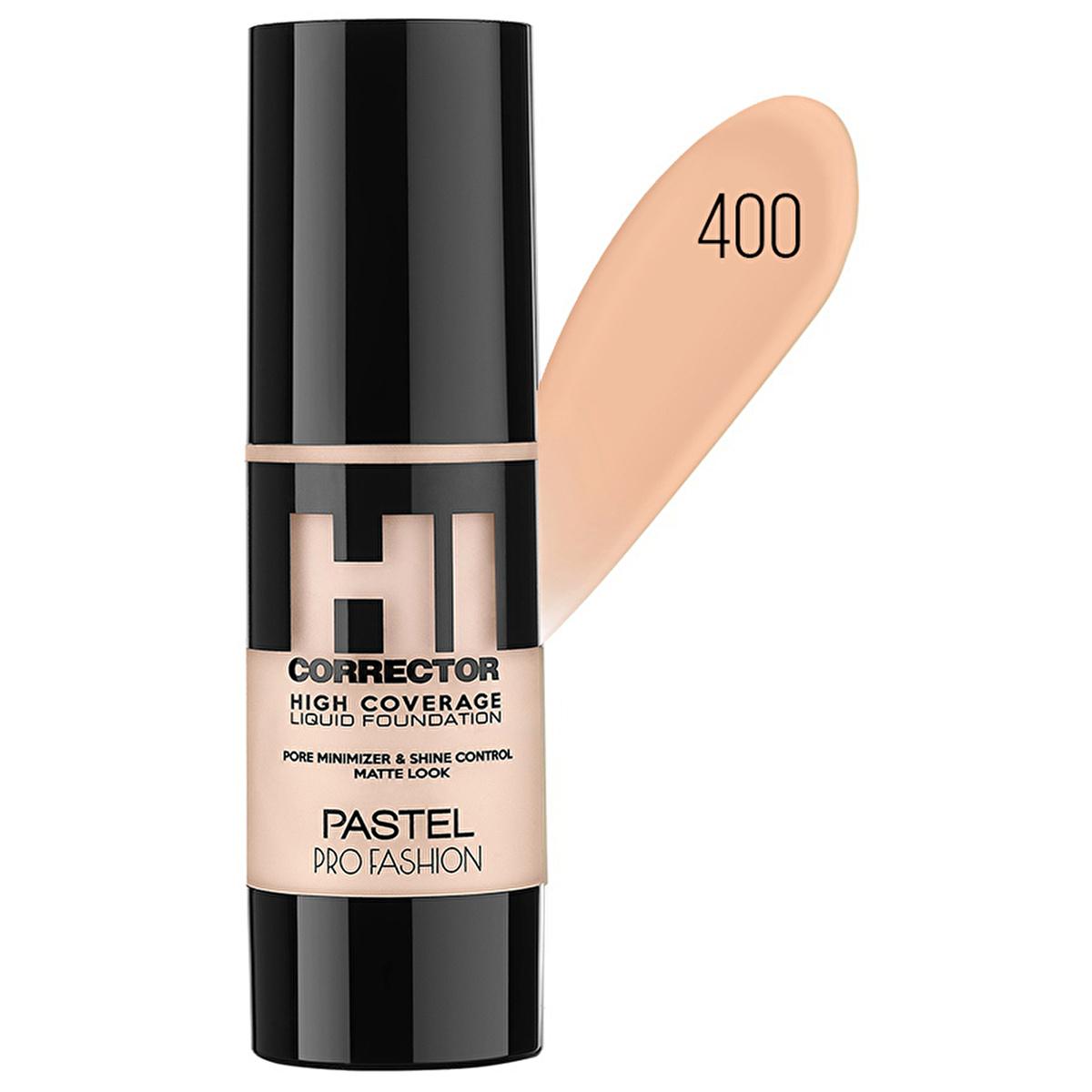 Pastel Hi Corrector High Coverage Liquid Foundation 400, Pastel Liquid Foundation Swatches, Pastel Foundation Bottle Pastel Hi Corrector High Coverage Liquid Foundation - 400 | Full Coverage Foundation for Makeup Users Pastel High Coverage Foundation - 400 | Full Coverage pastel, high-coverage-foundation, liquid-foundation, makeup, vegan-beauty, cruelty-free, beauty-enthusiasts, oil-control, complexion-perfection, ai-generated