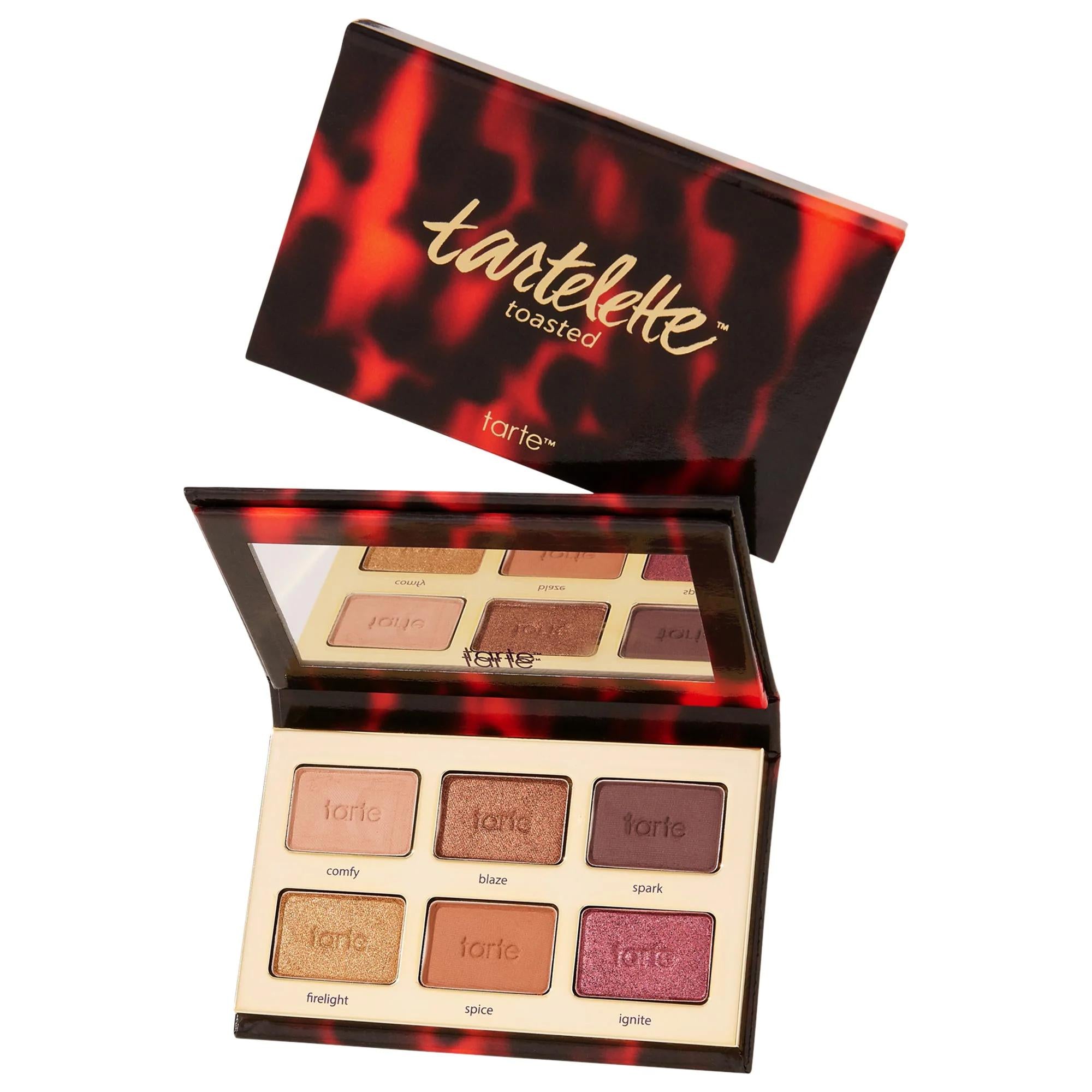Tarte Mini Tartelette Toasted Amazonian Clay Eyeshadow Palette - 6 Warm Shades, Cruelty-Free, Portable Makeup Tarte Mini Eyeshadow Palette - Amazonian Clay, Cruelty-Free Makeup mini eyeshadow palette, Amazonian clay eyeshadow, cruelty-free makeup, portable eyeshadow, natural everyday eyeshadow, tarte makeup, eyeshadow for sensitive skin, clean beauty, travel makeup, everyday makeup essentials, compact eyeshadow palette, warm eyeshadow tones
