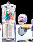 Eklips Cotton Storage Container - Compact Polystyrene Makeup Remover Disk Organizer for Beauty Enthusiasts - view 3