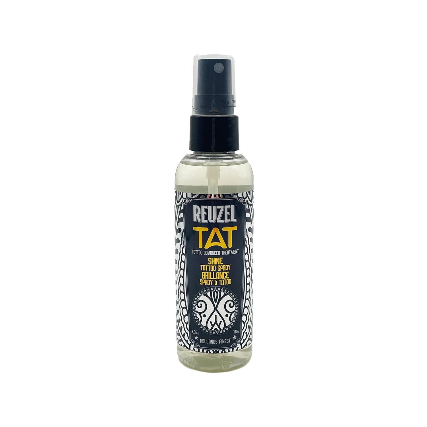 Reuzel Reuzel Shine Tattoo Spray 100ml - Nourishing Aftercare for Vibrant Tattoos Reuzel Shine Tattoo Spray 100ml - Best Tattoo Aftercare tattoo aftercare spray, Reuzel Shine Tattoo Spray, tattoo nourishment, tattoo shine spray, aftercare for new tattoos, tattoo care, tattoo health, Reuzel products, tattoo aftercare products, grooming products, tattoo maintenance, vibrant tattoos, healthy tattoos