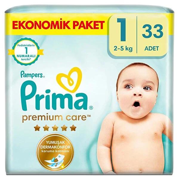 Prima Baby Diapers Premium Care Newborn Size 1 - 33 Count, Soft & High Absorbency Diapers for Newborns Prima Newborn Diapers - Soft & High Absorbency Baby diapers, Newborn diapers, Premium baby care, Soft diapers, High absorbency diapers, Prima baby diapers, Newborn essentials, Baby care products, Diaper solutions, Parenting essentials