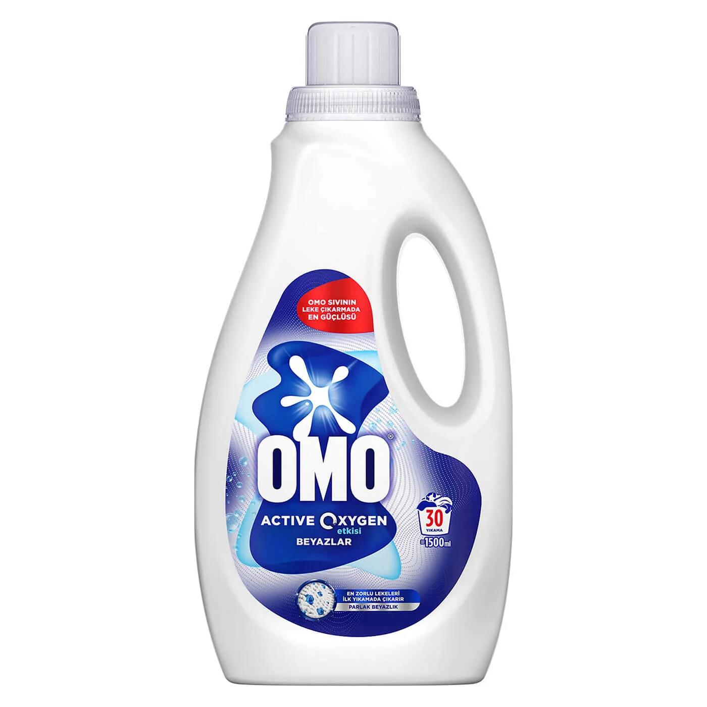 Omo Active Oxygen Liquid Laundry Detergent 1500 ml