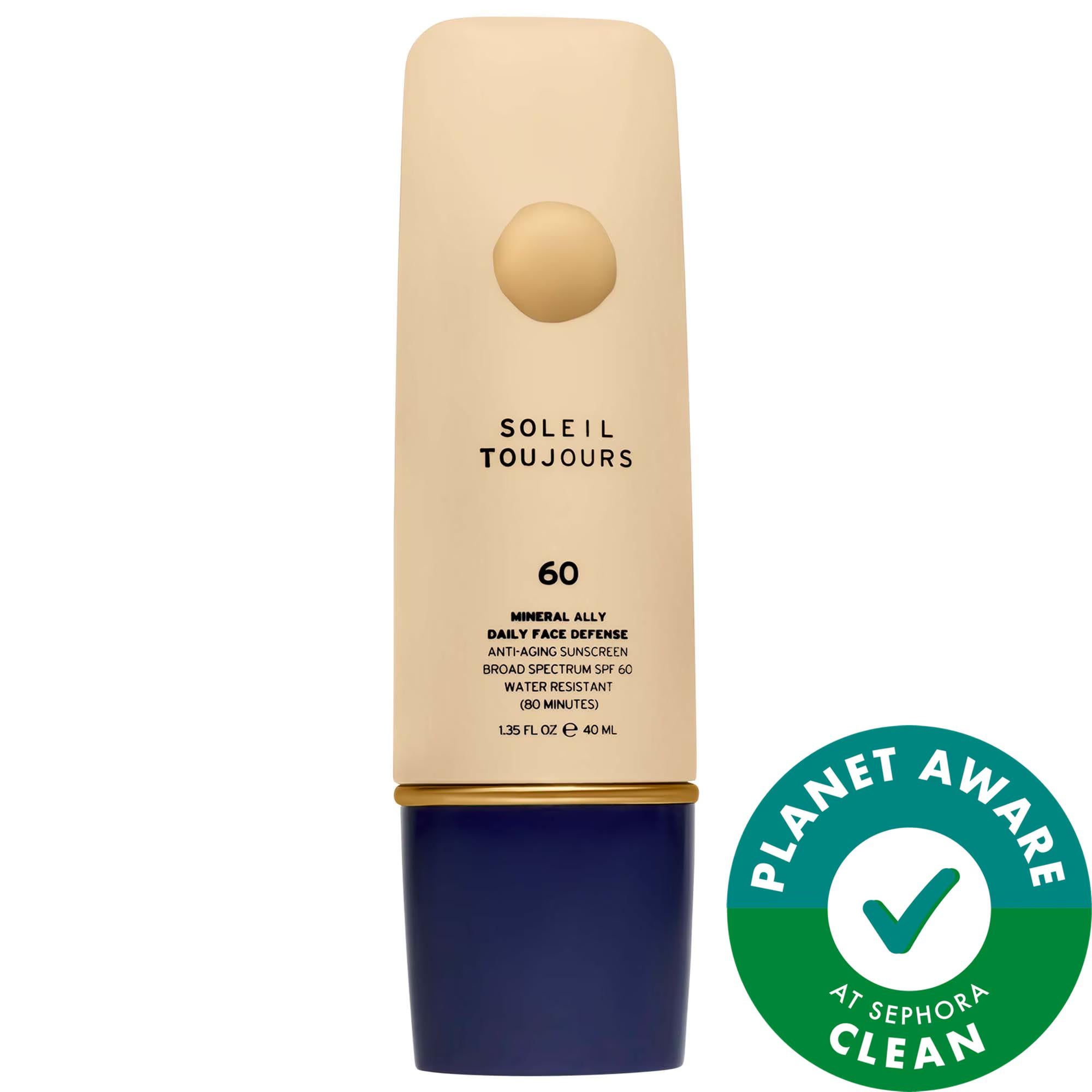 Daily Defense Moisturizer Mineral SPF 60 with Vitamin C - Antioxidant-Rich Vegan Face Moisturizer for Daily UV Protection Daily Defense Moisturizer SPF 60 - Vegan &amp; Antioxidant Rich Daily Defense Moisturizer, Mineral SPF 60, Vegan skincare, Gluten-free skincare, Antioxidant-rich face moisturizer, Blue light protection, Skincare, Moisturizers, Face Creams, Clean Skincare, Eco-friendly skincare, Vitamin C skincare, Water-resistant moisturizer