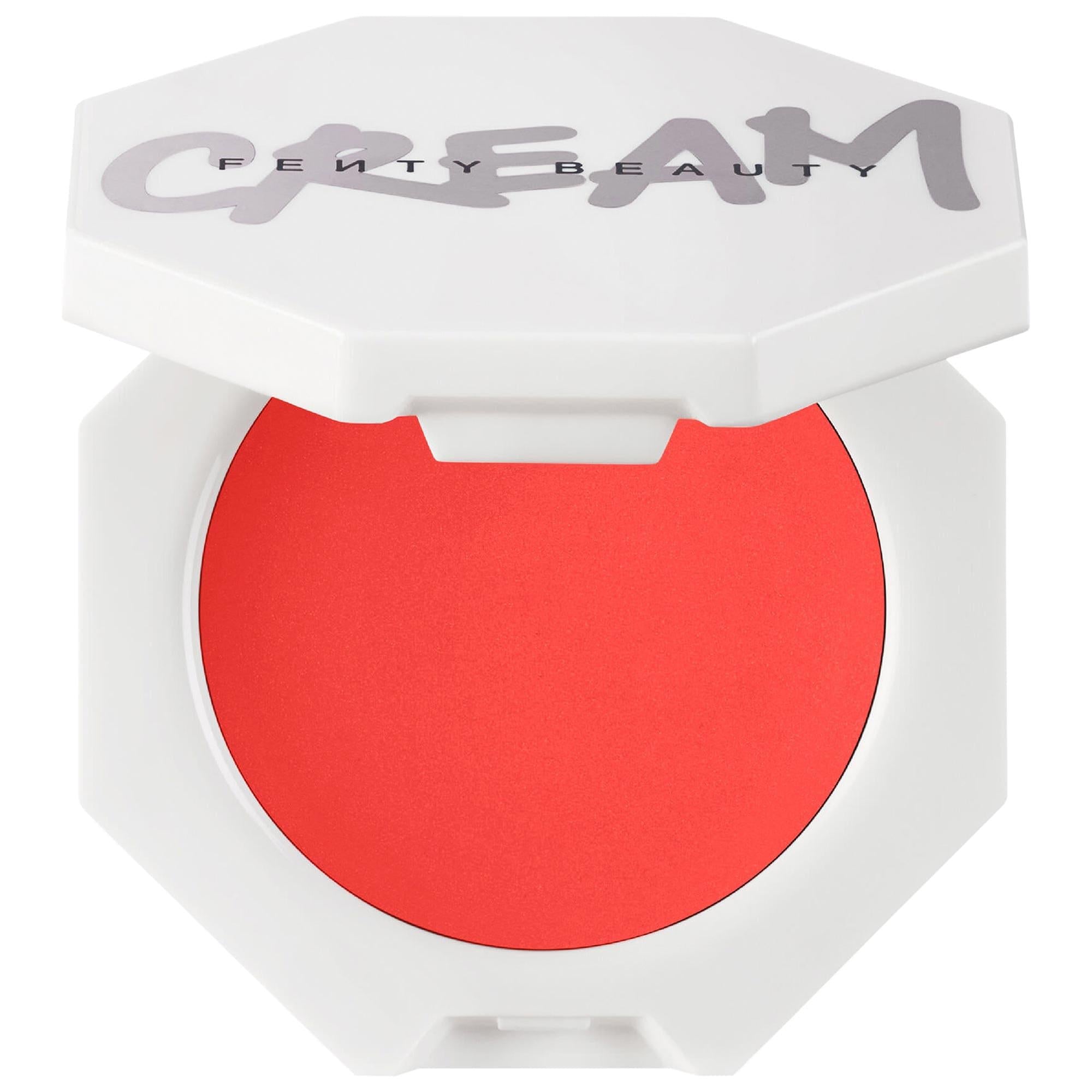 Fenty Beauty Cheeks Out: Lightweight Cream Blush for Natural, Buildable Color - Vegan & Cruelty-Free, Sweat-Resistant Fenty Beauty Cream Blush: Vegan, Sheer & Natural Color cream blush, vegan blush, cruelty-free blush, sheer blush, buildable blush, sweat-resistant blush, natural makeup, Rihanna makeup, lightweight blush, non-greasy blush, blush, makeup, cheek makeup, vegan beauty, cruelty-free beauty, long-lasting blush, easy to use blush, youthful glow, natural look, gifts for her, makeup for women, builda