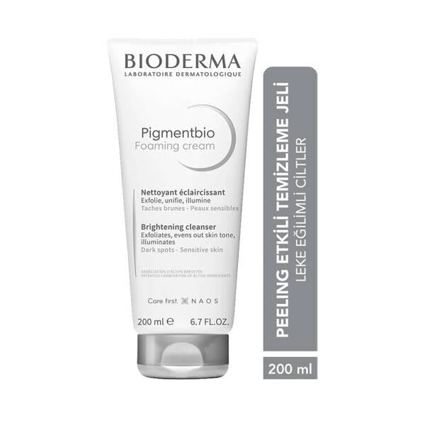 Bioderma Pigmentbio Foaming Cream Cleanser - Gentle Sensitive Skin Solution with AHA & Peeling Benefits Bioderma Pigmentbio Cleanser for Sensitive Skin Sensitive skin cleanser, Foaming cream cleanser, Peeling effective cleanser, Bioderma Pigmentbio, Hyperpigmentation skin care, Gentle exfoliating cleanser, Sensitive skin solution, AHA cleanser, Moisturizing cleanser, Skin hyperpigmentation treatment, Daily cleanser for sensitive skin