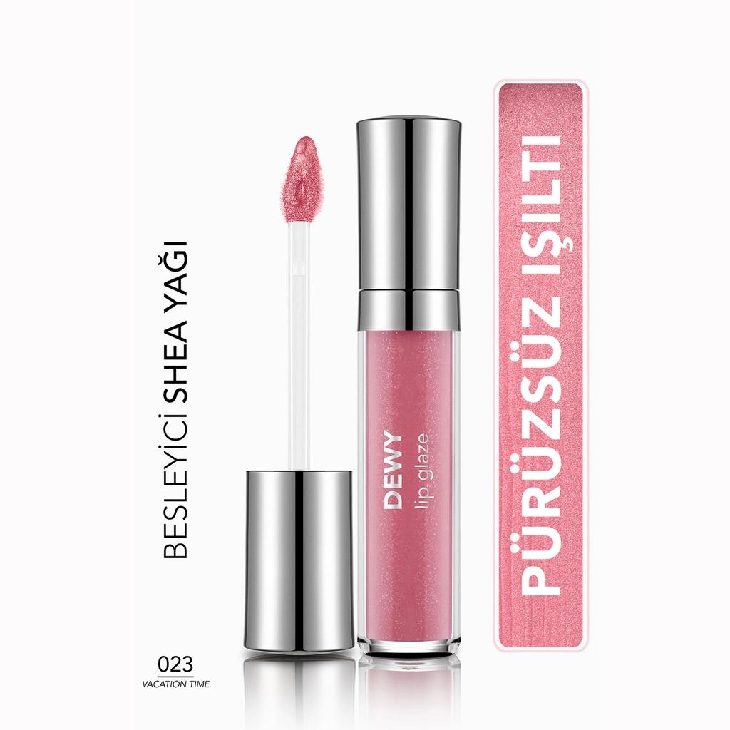 Flormar Dewy Lip Glaze High-Shine Gloss 023 Vacation Time