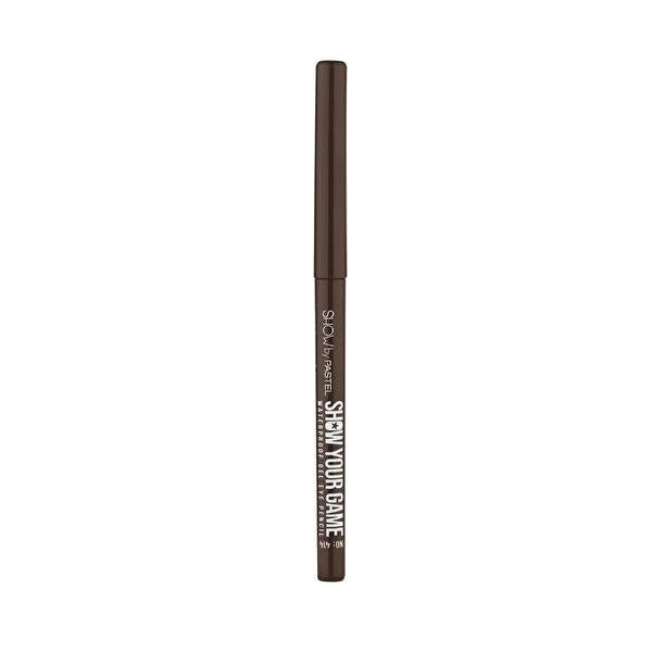 Show By Pastel Show Your Game No:414 - 16-Hour Waterproof, Smudge-Proof Vegan Gel Eyeliner Pencil for Effortless Definition Pastel Eyeliner: 16-Hour Waterproof, Smudge-Proof Vegan Gel Liner eye liner, waterproof eyeliner, long lasting eyeliner, smudge proof eyeliner, vegan eyeliner, cruelty free eyeliner, kajal eyeliner, automatic eyeliner pencil, gel eyeliner, eye makeup, long lasting makeup, smudge proof makeup, vegan makeup, cruelty free makeup, kajal makeup, automatic pencil, gel formula, waterproof, sm