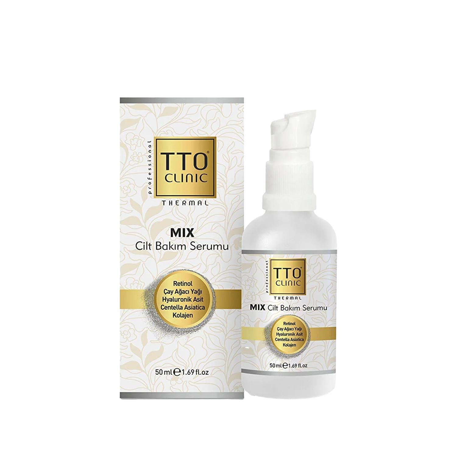 TTO Clinic Mix Skin Care Serum 50ml - Nourishing and Hydrating for Healthy Skin TTO Clinic Mix 50ml Skin Care Serum for Healthy Skin Skin care serum, TTO Clinic Mix, 50 ml serum, Cilt Bakım Serumu, Skin health product, skin care, serum, nourishing, hydrating, healthy skin, cosmetic, beauty product