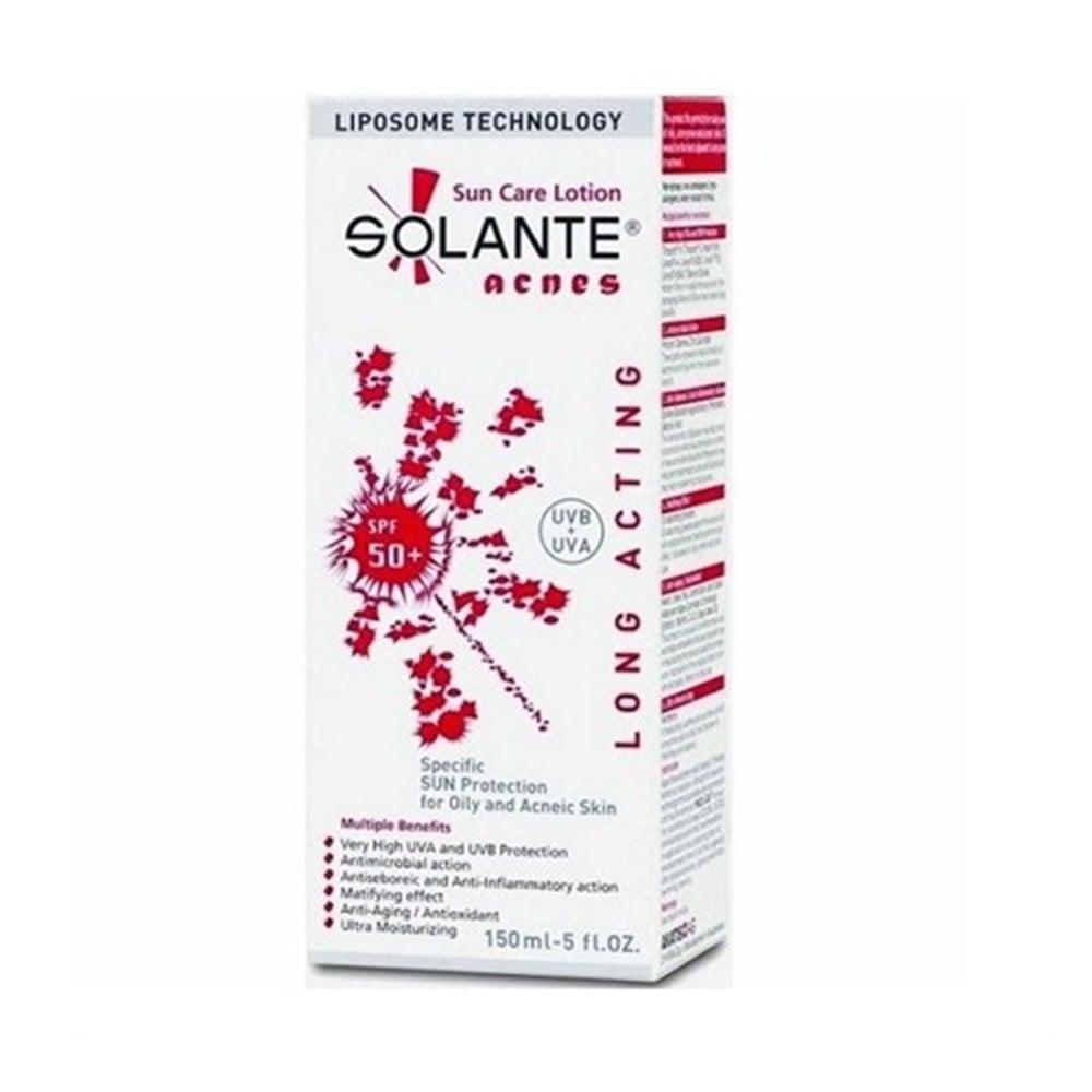Solante Acnes SPF 50+ Sunscreen Lotion - For Oily & Sensitive Skin | 150 ml - image 4